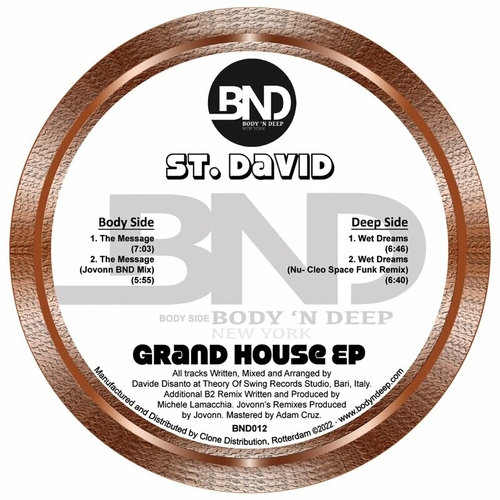 St David - Grand House EP [BND012]